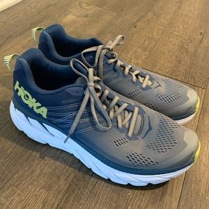 Hoka One One W Clifton 6 Blue and Grey